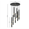 Lampa Wisząca Tuby MONZA MLP6385 MILAGRO